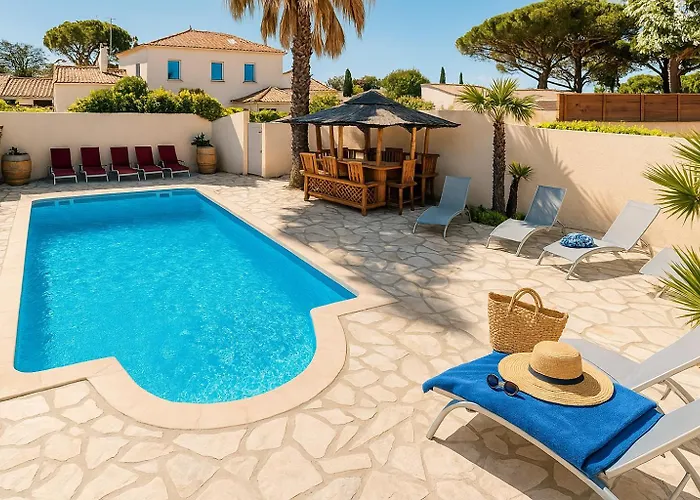 Maison Julia Bord De - 2 - Piscine Partagee - Parking - Bbq - Draps Inclus Sainte-Maxime