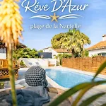 Reve D'azur: Beachfront With Shared Pool And Bbq Terrace * Sainte-Maxime