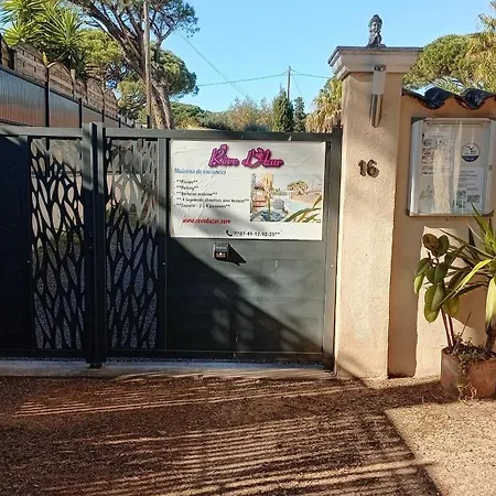 Reve D'Azur Plage De La Nartelle, Maison Julia Avec Piscine Partagee, Parking & Terrasse Bbq, Wifi Et Draps Inclus